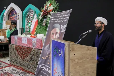 استقبال از پیکر شهید مدافع امنیت در حرم مطهر شاهچراغ(ع)