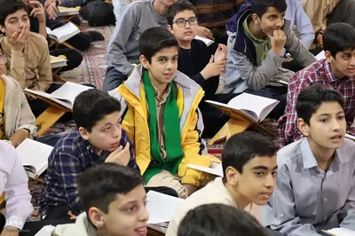 محفل انس با قرآن دانش آموزی در یزد‎