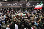 تشییع پیکر بسیجی شهید «امیر حسین‌پور» در تبریز‎