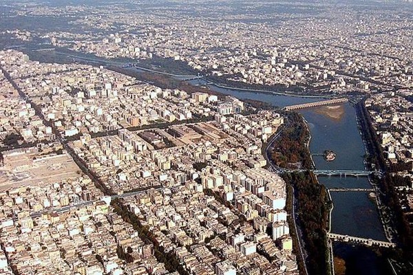 نمایی از شهر اصفهان
