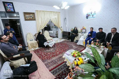 دیدار جامعه قرآنی با خانواده شهیدان عبدالهی