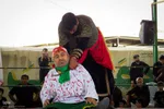 تعزیه ظهر عاشورا در امامزاده سیدابراهیم خمینی‌شهر