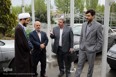 جمعی از اعضای هیات داوران مسابقات