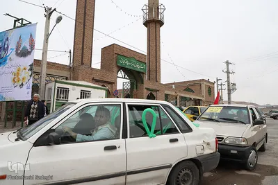 کاروان شادی خودرویی گل نرگس در تبریز‎‎