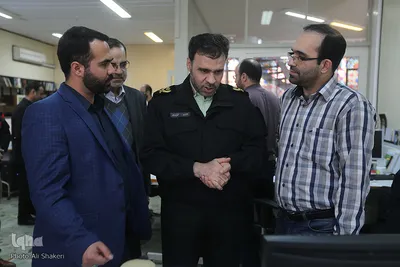 بازدید سخنگوی ناجا از خبرگزاری ایکنا