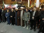 تجمع شبانه مردم اهر در حمایت از مدافعان وطن