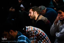 مراسم دعای عرفه در خیابان سعدی تهران