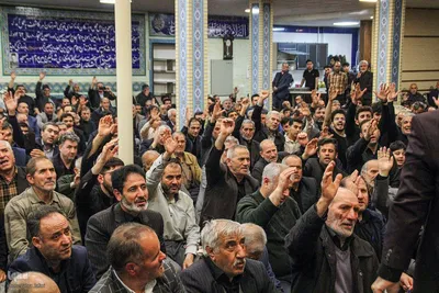 مراسم شام غریبان شهدای خدمت در اهر