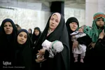 شیرخوارگان حسینی در حرم مطهر حضرت معصومه(س)