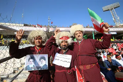 گردهمایی بسیجیان در ورزشگاه آزادی تهران