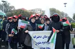 حضور اقشار مختلف مردم در راهپیمایی 13 آبان در تبریز