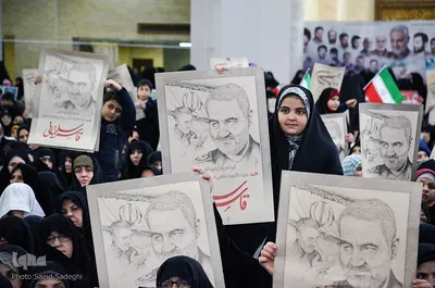 مراسم اربعین شهید سپهبد حاج قاسم سلیمانی و همرزمان شهیدش در تبریز