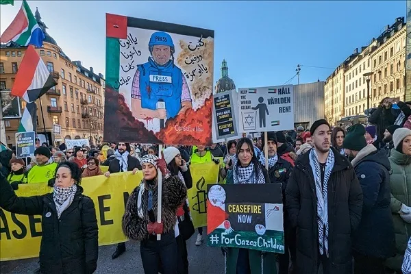 السويد.. الآلاف يتظاهرون دعماً لفلسطين