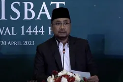 Pemerintah Tetapkan 1 Syawal Idul Fitri 1444 H Jatuh Sabtu, 22 April 2023
