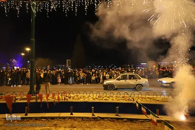 نورافشانی به مناسبت چهل و سومین سالگرد پیروزی انقلاب اسلامی