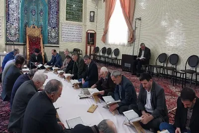 ترتیل خوانی قرآن در مسجد امام خمینی(ره) هریس