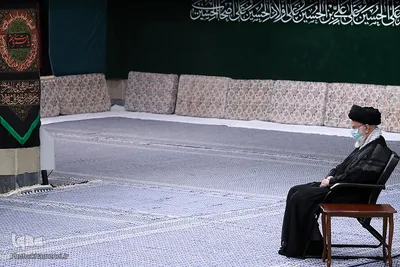 آخرین شب عزاداری حضرت اباعبدالله الحسین (ع) با حضور رهبر انقلاب اسلامی در حسینیه امام خمینی (ره)