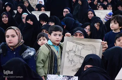 مراسم اربعین شهید سپهبد حاج قاسم سلیمانی و همرزمان شهیدش در تبریز