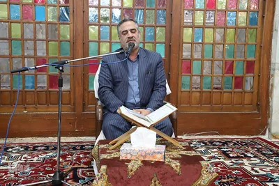 محفل انس با قرآن کریم در امامزاده سیدحمزه تبریز‎‎