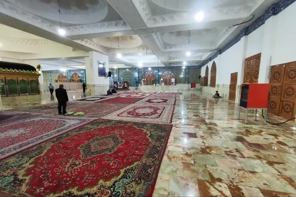 مرحله نخست شبستان آستان امامزاده عبدالله(ع) آمل به بهره‌برداری رسید + عکس