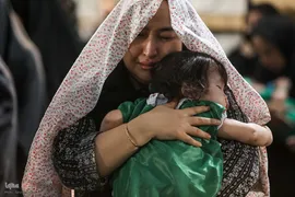 مراسم شیرخوارگان حسینی در حرم عبدالعظیم حسنی