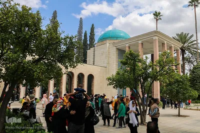 مسافران نوروزی در سعدی