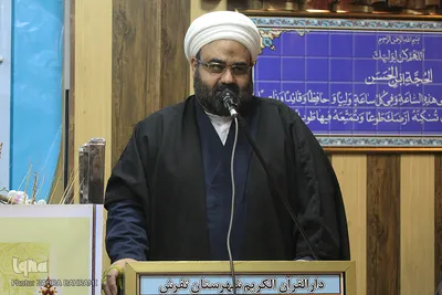 حجت‌الاسلام خدامی سخنران همایش حفاظ قرآن