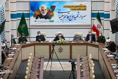 جلسه هماهنگی ستاد بزرگداشت اولین سالگرد شهید حاج قاسم سلیمانی - شیراز