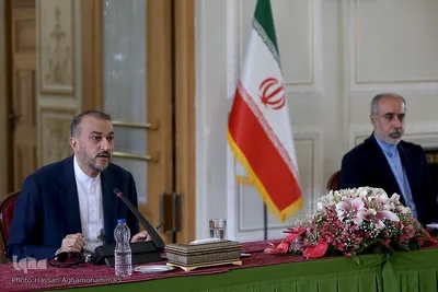 نشست خبری حسین امیرعبداللهیان، وزیر امور خارجه