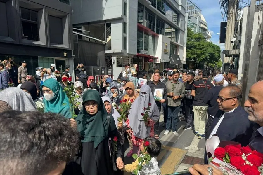 Photos: Thai Muslims Voice Support for Iran against Israeli Aggerssion