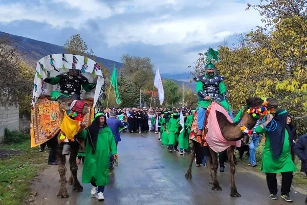 آیین روز ملی مازندران در روستای صالحان بخش کجور شهرستان نور