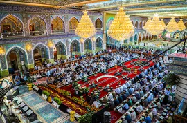 جزء خوانی قرآن حرم حضرت ابوالفضل العباس(ع)