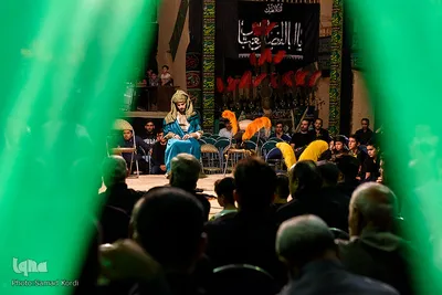 مراسم تعزیه خوانی در حسینیه اعظم برغان / البرز
