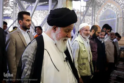 اقامه نماز عید قربان در حرم مطهر رضوی