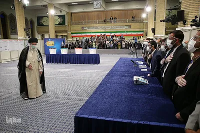 حضور رهبر معظم انقلاب در انتخابات ۱۴۰۰