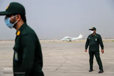 استقبال از پیکر شهید احسان کربلایی‌پور در اهواز