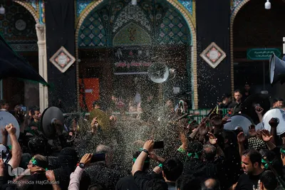 دسته عزاداری سادات چهل اختران در روز یازدهم محرم