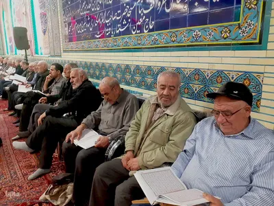 مراسم استقبال از ماه مبارک رمضان در شهرستان اهر