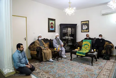 دیدار خدام رضوی با خانواده شهید علی هاشمی