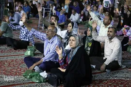 نورافشانی آستان مقدس حضرت احمدی و محمدی(ع) در شیراز‎‎