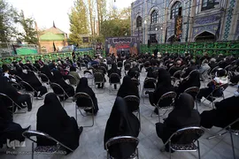 مراسم عزاداری چهارمین روز محرم در آستان مقدس امامزادگان عینعلی و زینعلی(ع)
