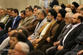دیدار مسئولان نظام و سفرای کشورهای اسلامی با رهبر انقلاب