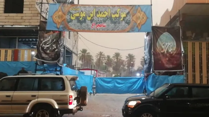 نزول رحمت الهی در سرزمین عشق/ خدمت‌رسانی در بزرگترین موکب استان فارس با قوت ادامه دارد
