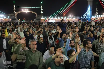 حال و هوای جمکران در شب عید مباهله