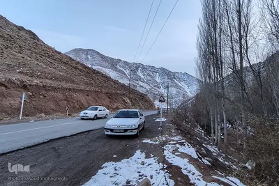 طبیعت زمستانی شهمیرزاد در آخرین روزهای پاییز