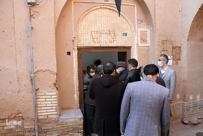 مجلس سنتی عزاداری و روضه خوانی شهادت حضرت زهرا(س) در بیت شهید صدوقی در یزد‎‎