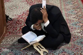 مرحله شهرستانی مسابقات سراسری قرآن بخش برادران سازمان اوقاف و امور خیریه در بقعه شیخ طرشتی (ره)
