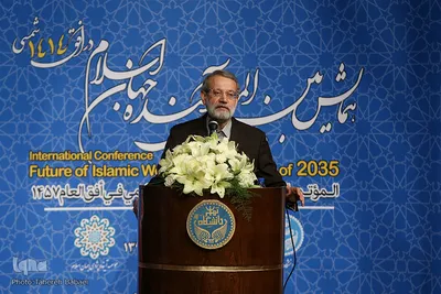 علی لاریجانی، رئیس مجلس شورای اسلامی 
 در همایش بین‌المللی «آینده جهان اسلام در افق ۱۴۱۴ شمسی»