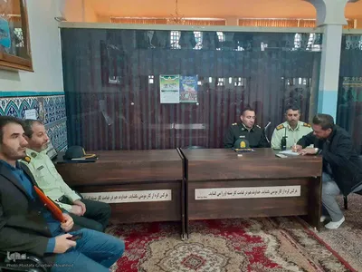 حضور سبزپوشان انتظامی در نماز جمعه اهر و گرامیداشت هفته انتظامی