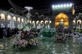 حرم مطهر رضوی در شب عید غدیر